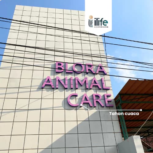 Huruf Timbul Akrilik Non LED 3D Custom thumbnail 2